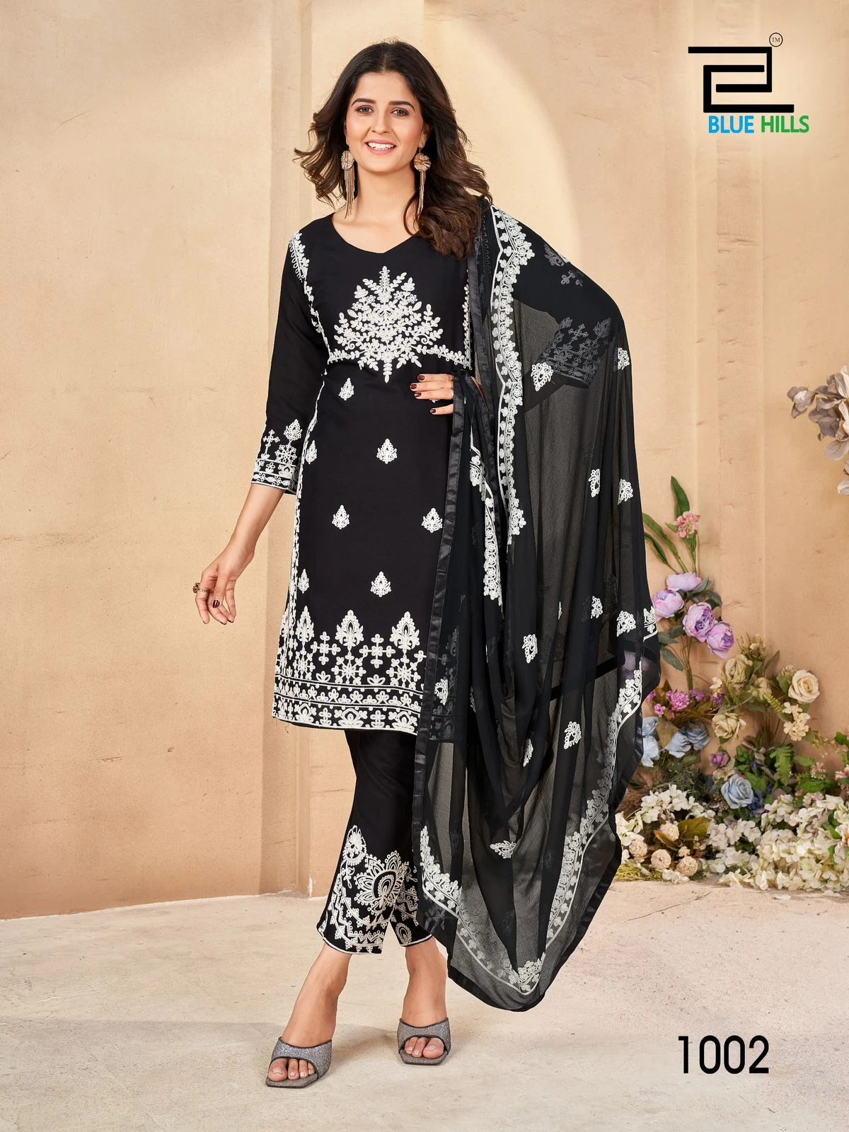Blue Hills Galaxy Rayon 14Kg Wholesale Readymade Salwar Suit Catalog — Wholesale Readymade Suit, Blue Hills wholesale from Surat — view 2